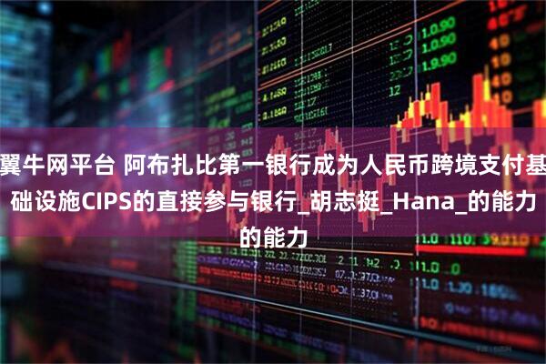 翼牛网平台 阿布扎比第一银行成为人民币跨境支付基础设施CIPS的直接参与银行_胡志挺_Hana_的能力